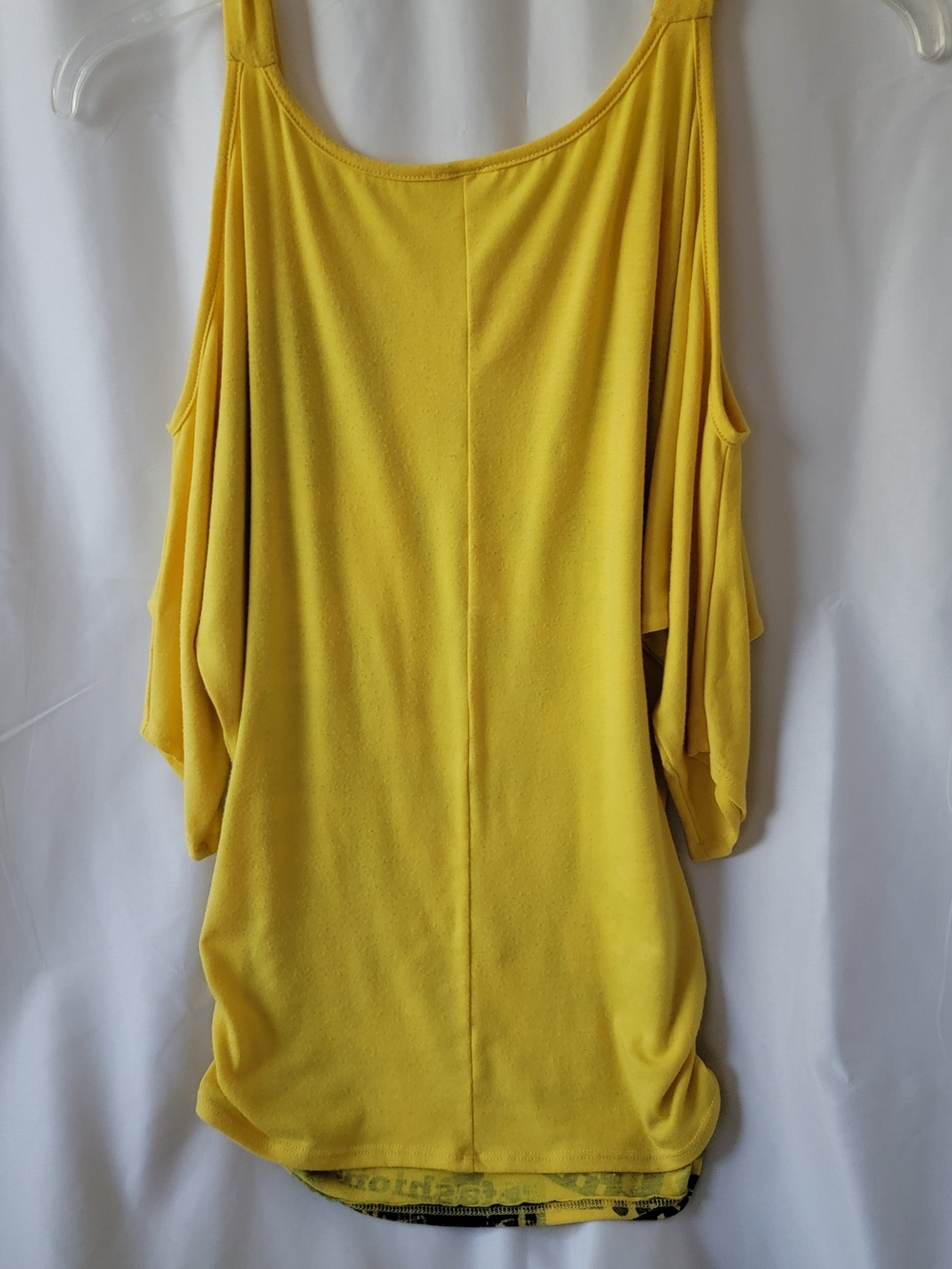 Yellow Women’s British Fashion Graphic Top